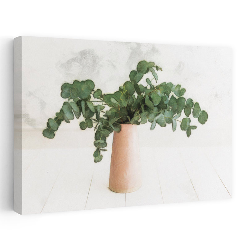Eucalyptus, nature morte, H 48 po x l 32 po