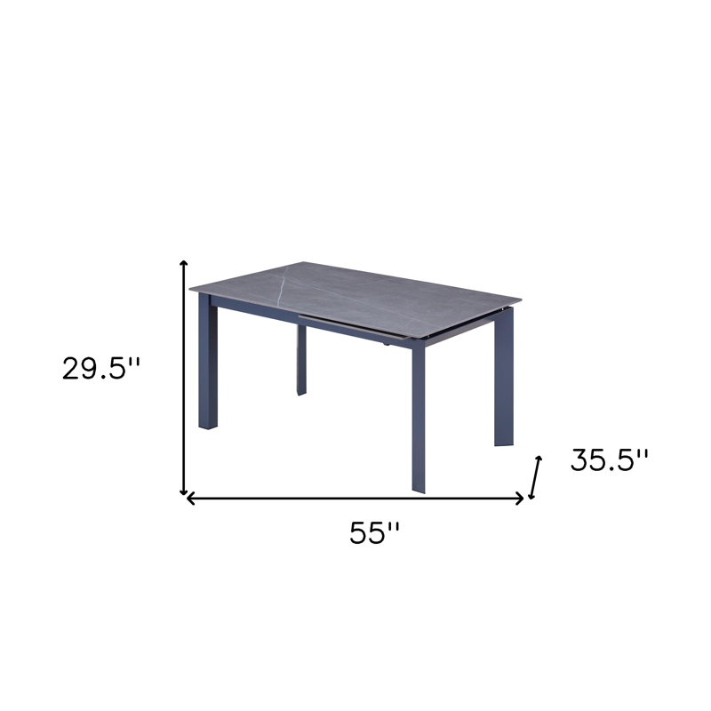 Table de salle à manger à rallonge 55 po