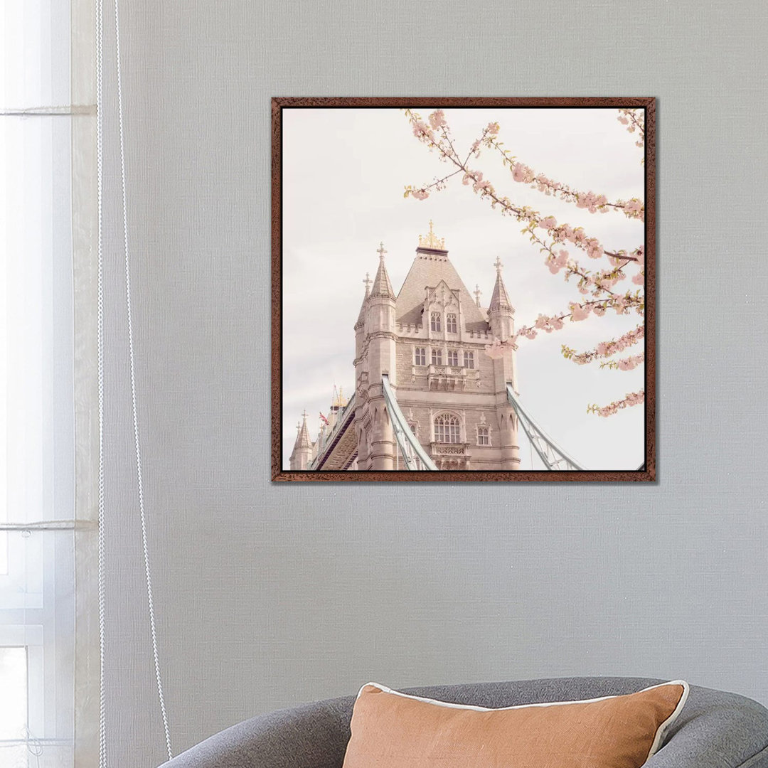 London Tower Bridge In Spring - Print on Canvas