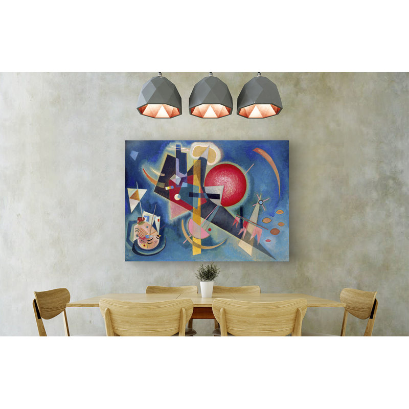 In Blue by Wassily Kandinsky - Wrapped Canvas Painting, 70cm H x 100cm W x 4cm D