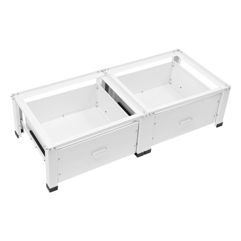 49.6X21.3X12.6" Washer Dryer Laundry Pedestal