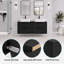 Base de meuble-lavabo double 48 po, lavabo vasque et robinet non inclus-133451855