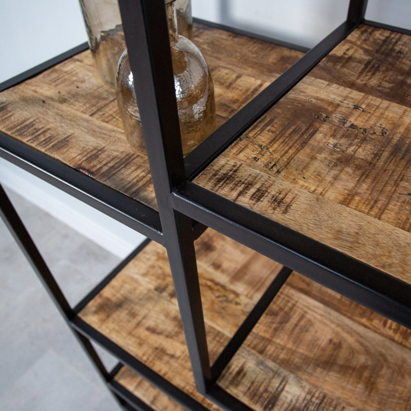 Ethen 190 cm H x 90 cm W Steel Bookcase
