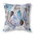 Bleu / brun abstrait