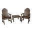 Chaise Adirondack en plastique avec table Anette-631427145