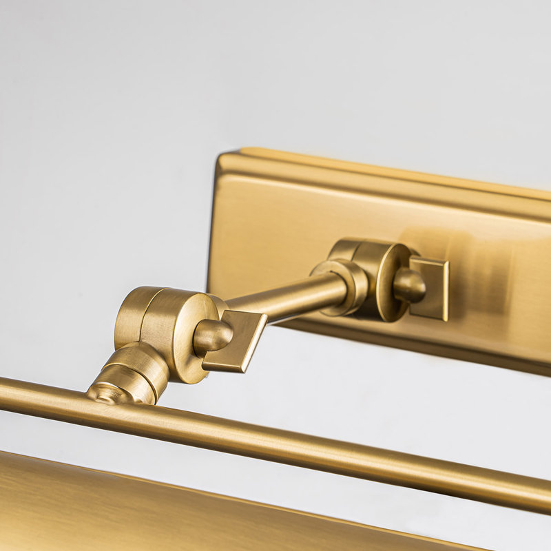 Winchfield Wall Mount Picture Light, Aged Brass