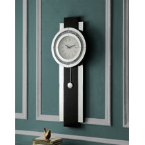 Glass Face Rectangular Wall Clocks You'll Love - Wayfair Canada