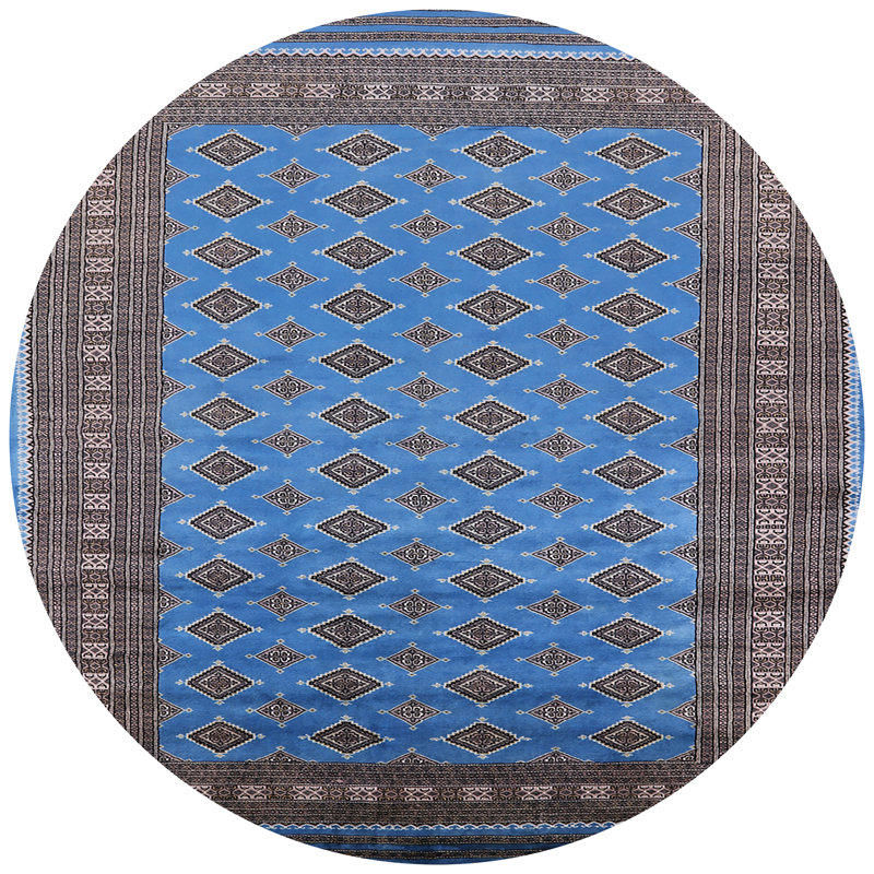 Janiyah Oriental Indoor Rug, Round 8'