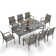 Sutiya 8 - Person Metal Patio Dining Set with Rectangular Table
