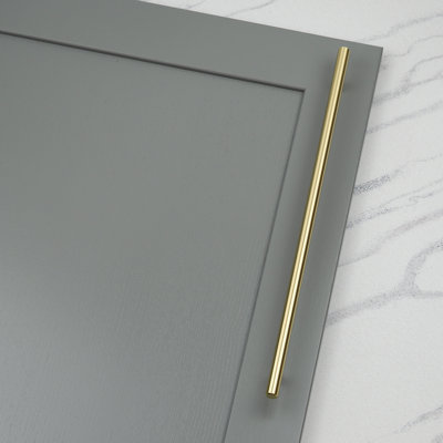 Brushed Brass T-Bar Handles