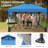 10 Ft X 10 Ft One-Push Set Up Canopy Tents With Sidewalls And Sandbags-123078728-123078723