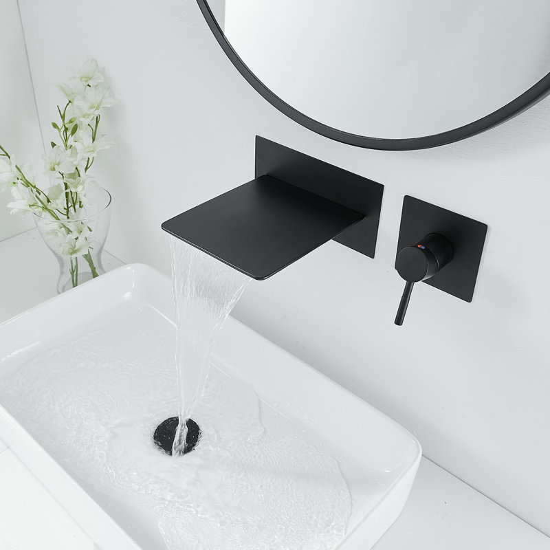 Single-handle Bathroom Faucet, Matte Black