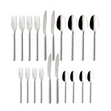 Montauk 20 Piece Stainless Steel Flatware Set, Service for 4