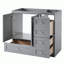 Meuble-lavabo de salle de bain sans lavabo-106544208