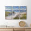 «Beach Ride I», peinture sur toile tendue 3 pièces-619909219