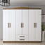 Golub 6 Door Manufactured Wood Wardrobe