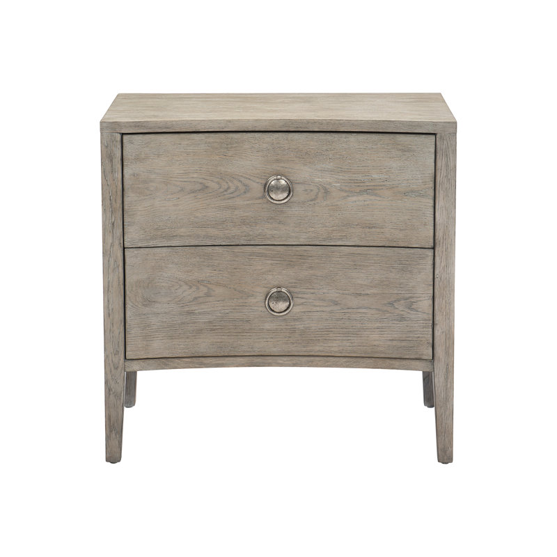 Albion 2 - Drawer Nightstand in Pewter