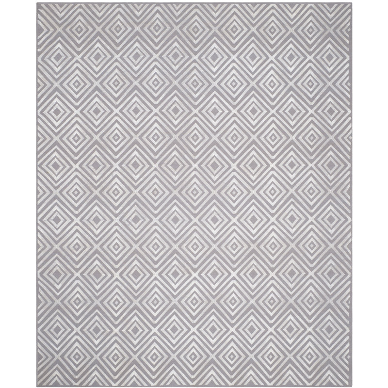 Nylah Geometric Wool Hand Woven Area Rug, Rectangle 243 x 304cm