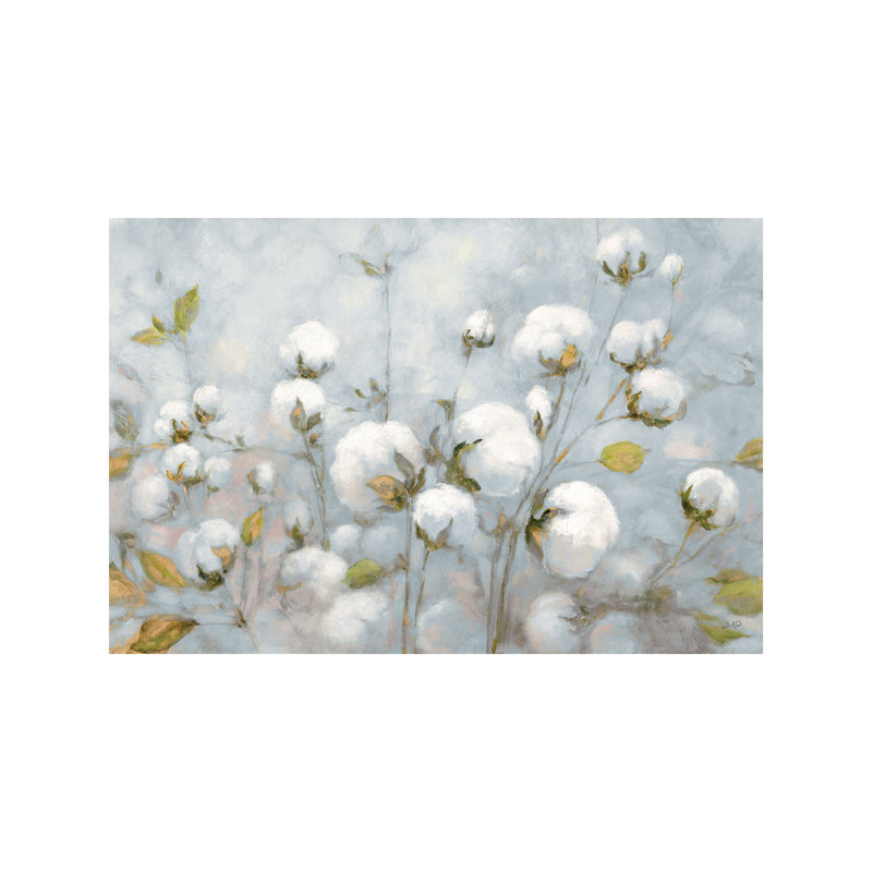 Cotton Field by Julia Purinton - Wrapped Canvas Giclée Art Print, 101.6 cm H x 66.04 cm W x 3.175 cm D