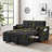 Kerionna Twin 55.2'' Upholstered Convertible Sofa-960227622