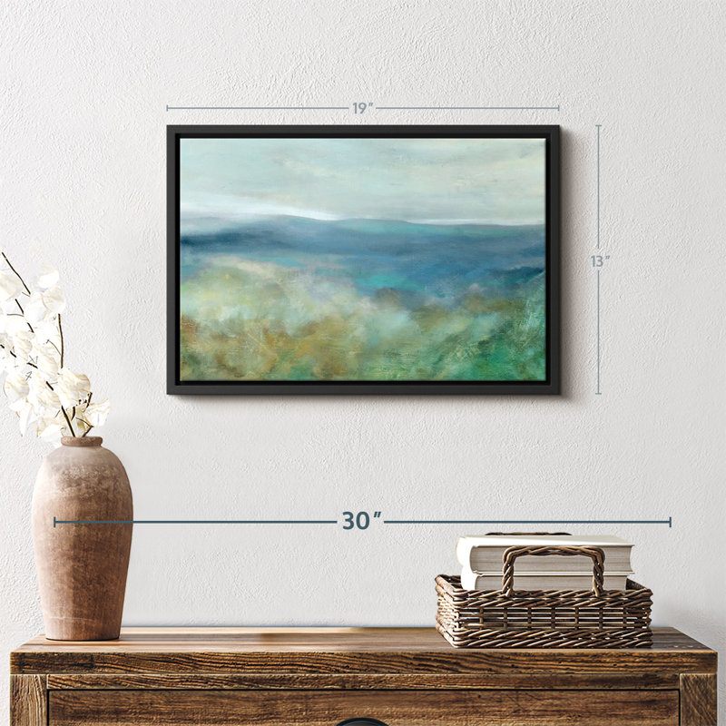 Blue Mountain Overlook Canvas Print, 13" H x 19" W
