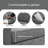 Canapé modulaire rembourré 3 pièces Dalontae