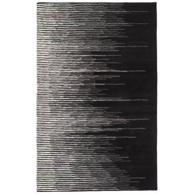 Hand Tufted Wool Striped Indoor Rug