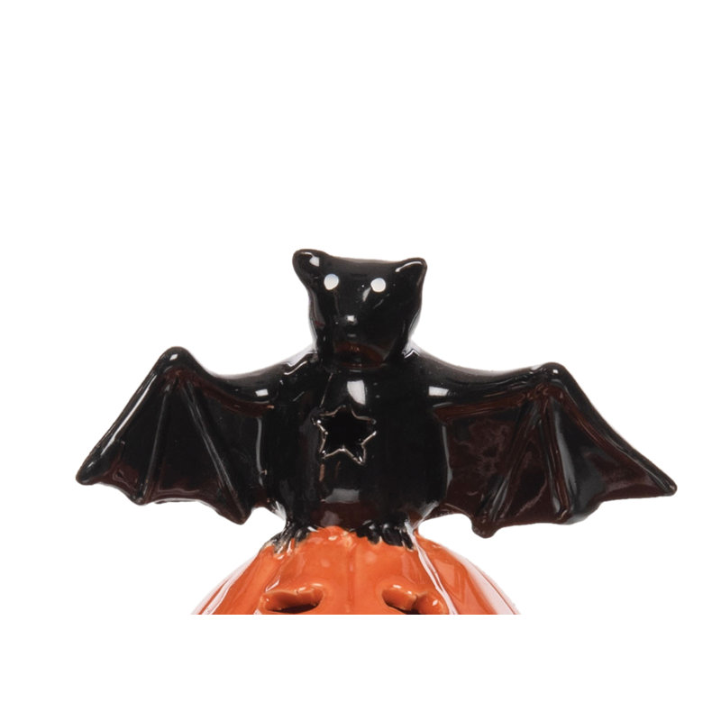 Figurine citrouille d'Halloween à DEL