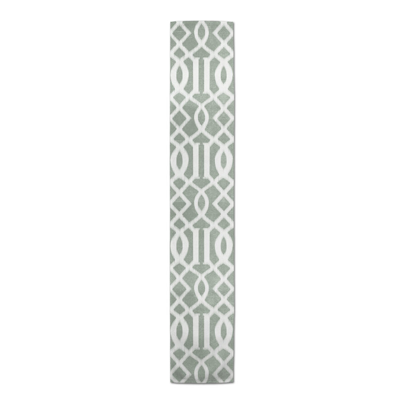 Jak-John Table Runner, 90" x 16", Green