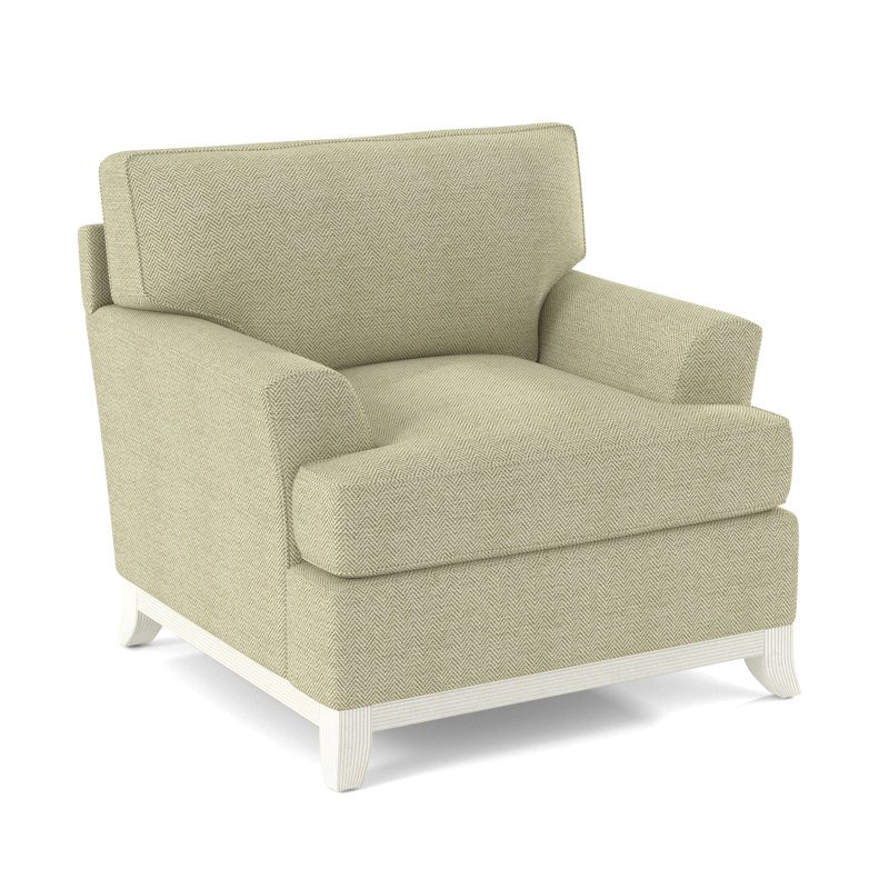Oaks Way Armchair, Frost White, White Performance Fabric; 0851-94