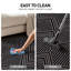Tapis de sol à chevrons noirs et diamants, lavable à la machine, en polyester avec envers antidérapant-289589190