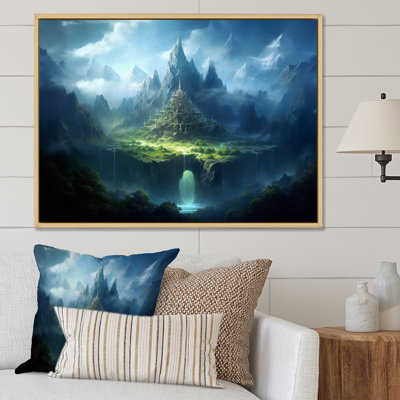 Château de conte de fées V sur toile