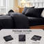 Luxurious 4-Piece Microfiber Duvet Complete Cover Set-111002102-111002097