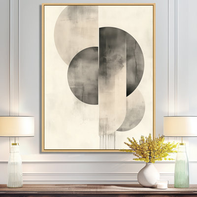 Neutral Abstract Wall Art, Beige Flow Canvas, Neutral Motion