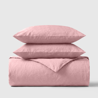 100% Cotton Percale 300 Thread Count 3-Piece Duvet Cover Set