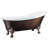 60" x 28" Clawfoot Soaking Acrylic Bathtub
