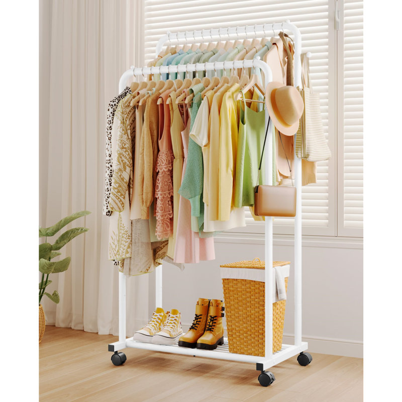 73cm Rolling Clothing Rack
