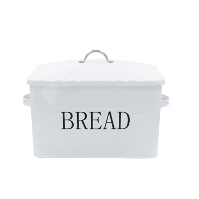  Large Bread Box, Metal Bread Storage Bread Holder For Kitchen Countertop, Large Capacity For Loaves, Muffins, Bagels, Sandwiches, Kitchen Decor And Farmhouse Decor