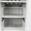 Chariot de charge mobile et armoire pour tablettes PC portable 30 appareils avec serrure à combinaison (blanc)