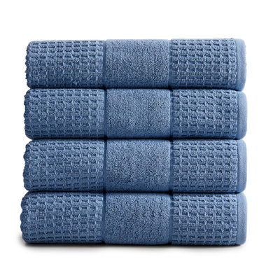 Aneko 100% Cotton Midweight Waffle Bath Towel