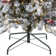 Lighted Flocked Artificial Fir Christmas Tree - Stand Included