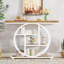 105 Cm Console Table with Storage Shelves-472817696-472817697