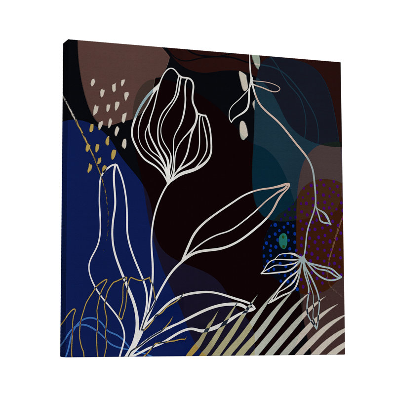 " Boho Flower I ", 20" H x 20" W x 1.5" D