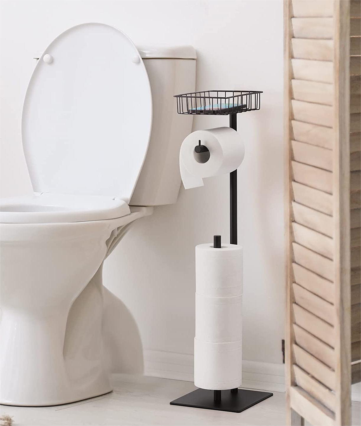 Crestone Freestanding Toilet Paper Holder