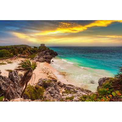 Caribbean Beach - Wrapped Canvas Print