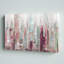 Reproduction de paysage urbain abstrait rose sur toile-945519277-945519272-1048653219