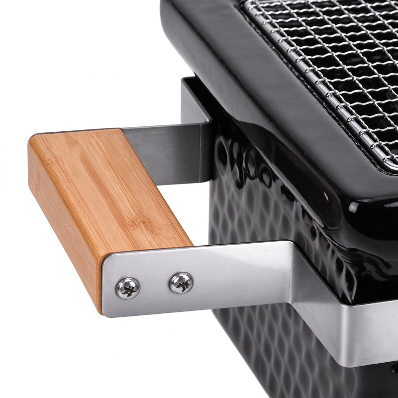 Barbecue au charbon de bois Hibachi - Barbecue au charbon de bois extérieur de 16 po pour la cuisson dans la cour et sur la terrasse