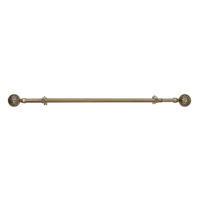 Tringle à rideaux simple métallique 1 po