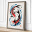 Koi Dance Japandi - Wrapped Canvas-2056556753-2056556775