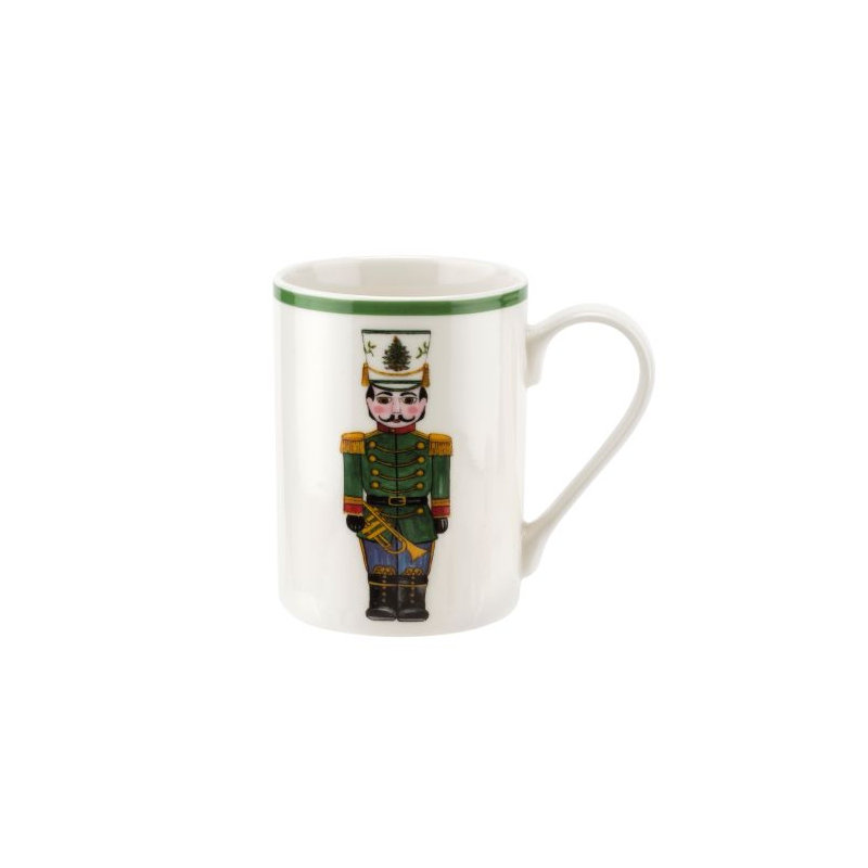 3-Piece Nutcracker Mug & Tray Set